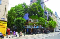 La Hundertwasserhaus à Vienne conçue par Friedensreich Hundertwasser.