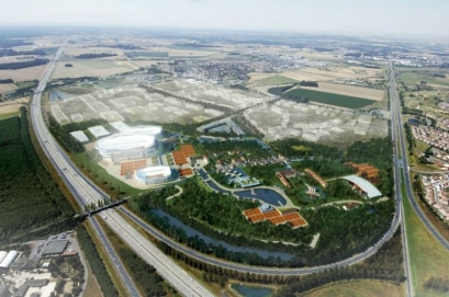 Le complexe de Roland Garros imaginé à quelques kilomètres de Disneyland Paris