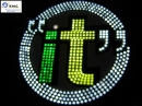 Le logo lumineux de ‘’It’’ sera installé en haut de la structure.