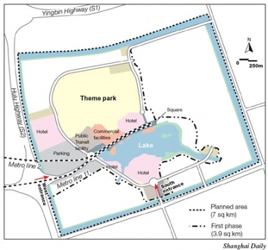 Masterplan de Shanghai Disney Resort