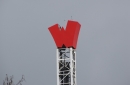Le nouveau symbole du parc trône au sommet de la SkunX Tower.