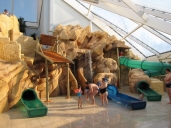 La Mini Beach est un espace aquatique interactif pour les enfants.
