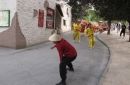 Des animations chinoises ont ponctué l'inauguration de l'attraction.