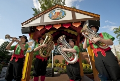 La zone Oktoberfest a été rénovée.