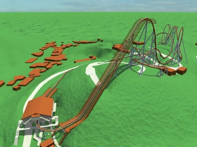 Le circuit de Wild Eagle a été conçu pour épouser une partie du terrain.