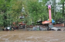 Knoebels a été le parc le plus touché par les inondations du 7 septembre.