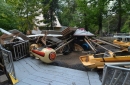 Knoebels a été le parc le plus touché par les inondations du 7 septembre.