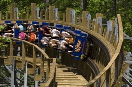 Voyage named the first wooden coaster in the world by Amusement Today readers.