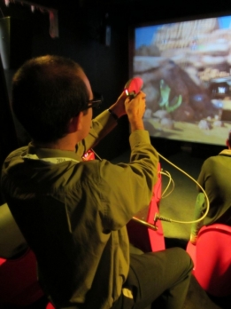 Le nouveau concept de théâtre interactif 5Di était une nouvelle fois présenté à l'EAS 2011