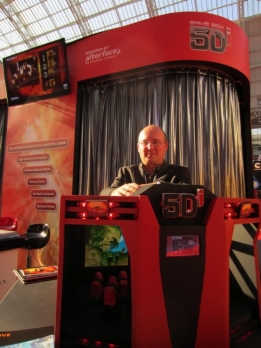 Benoit Cornet, in front of the 5Di at EAS 2011