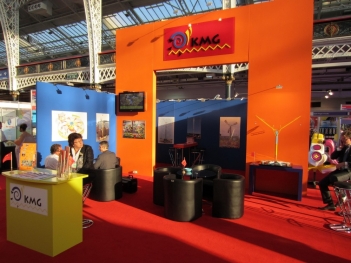 KMG's booth at EAS 2011 in London