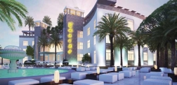Concept-art de l'hôtel 5 étoiles et de son casino au futur Lifestyle Center