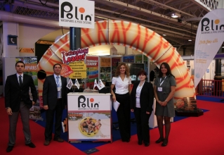 Polin's team at Euro Attractions Show 2011 in London with Sohret Pakis in the center.