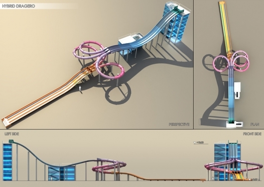 Dragero a été dessiné sur mesure pour le parc.