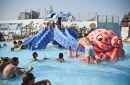 Polin also supplied a kids' water play area.