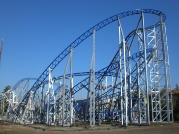 A Family Roller Coaster under testing at the factory will be delivered in Tajikistan in Spring 2012