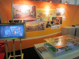 The booth of JoraVision at the Euro Attractions Show 2011