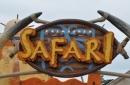 File d'attente de l'attraction Safari au Kolmarden Zoo.