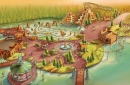 Concept-art of Adventure World Warsaw