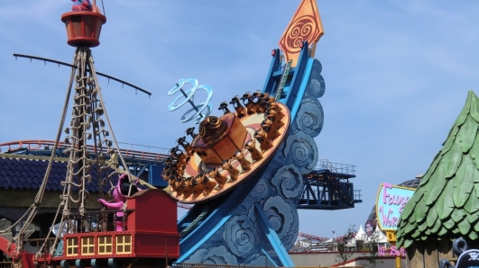 Zamperla delivered 5 rides for the new Nickelodeon Land at Blackpool Pleasure Beach, UK