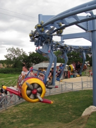 A custom layout Air Force 5 rollercoaster opened at Flamingo Land, UK