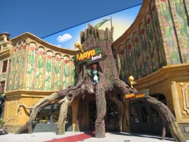 The new indoor Mayaland area at Plopsaland De Panne, Belgium. 