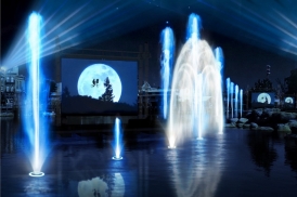 Concept-art d'Universal’s Cinematic Spectacular: 100 Years of Movie Memories