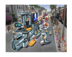 Concept-art de Universal’s Superstar Parade