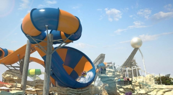 Concept-art de Yas Waterworld Aqua Park