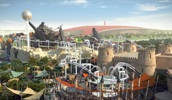 Concept-art de Yas Waterworld Aqua Park