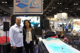Bruce and Marie McFarland, owners of American Wave Machine