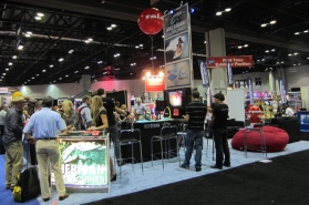 American Wave Machines' booth at IAAPA Attractions Show 2011