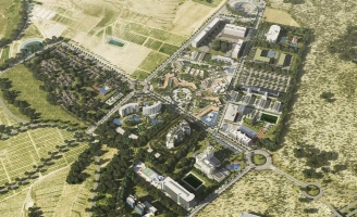 Masterplan of the LifeStule Center, a multi-cultural, business and leisure complex.