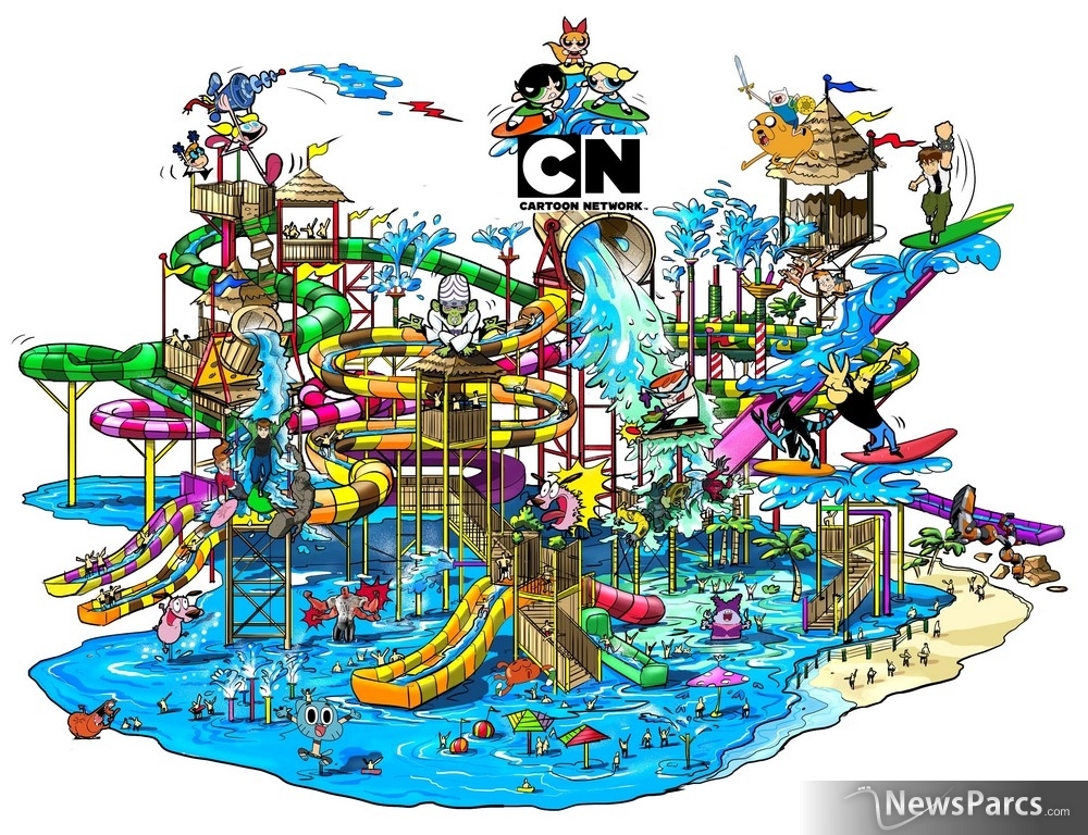 NewsParcs - Polin to supply waterslides for Cartoon Network AMAZONE  waterpark in Thailand