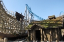 View of the ride from the Icelandic themed area