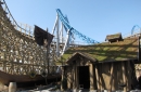 View of the ride from the Icelandic themed area