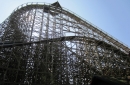 View of the ride from the Icelandic themed area