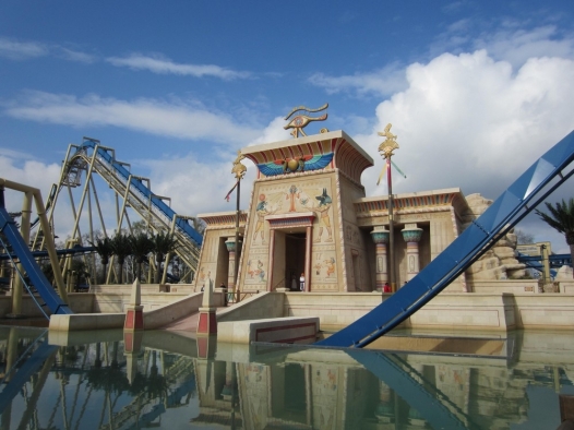 Le temple d'Iris est la pièce maîtresse de la zone égyptienne