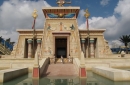 Le temple d'Iris est la pièce maîtresse de la zone égyptienne
