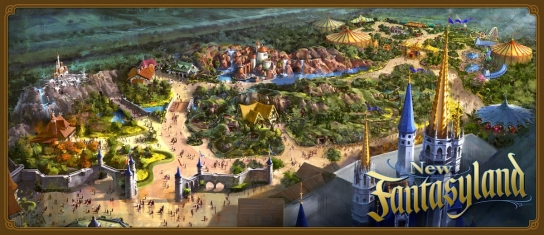 Concept art du New Fantasyland