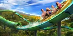 Tennessee's First electromagnetic waterslide to open in 2013 at Dollywood's Splash Country : RiverRush
