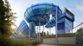 A World First waterslide by ProSlide scheduled to open late 2012 at Center Parcs Elveden Forest