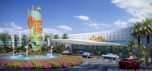 Universal Orlando Resort va se doter d'un nouvel hôtel en 2014 : l'Universal's Cabana Bay Beach Resort