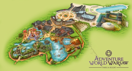 Concept-art of Adventure World Warsaw