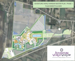 Masterplan of Adventure World Warsaw