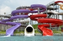 Polin supplied 6 water slides including Indonesia's longest body slide.
