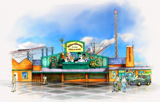 Artist impression impression of the frontage of Thrill-O-Matic 