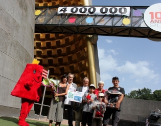 Vulcania welcomed its 4 millionth visitor on August 21st, 2012!
