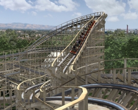 California's Great America to open a Great Coasters International wooden coaster in 2013 : Gold Striker