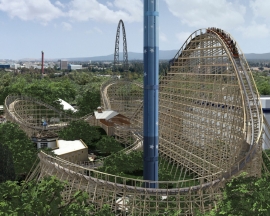 California's Great America to open a Great Coasters International wooden coaster in 2013 : Gold Striker